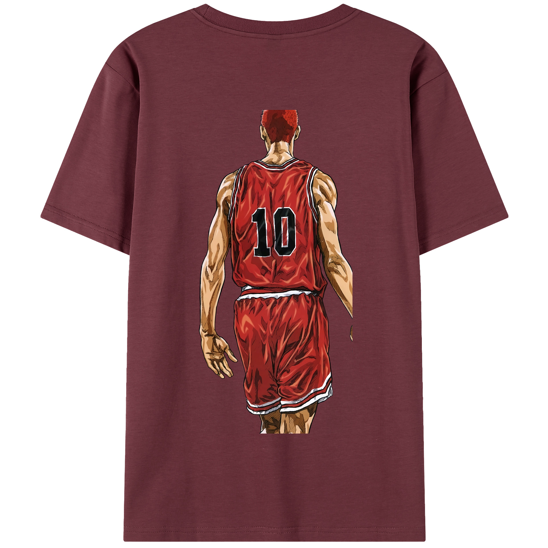 SLAM DUNK／スラムダンク 綿100％半袖Tシャツ（背面プリント）